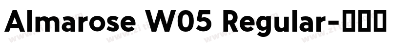 Almarose W05 Regular字体转换